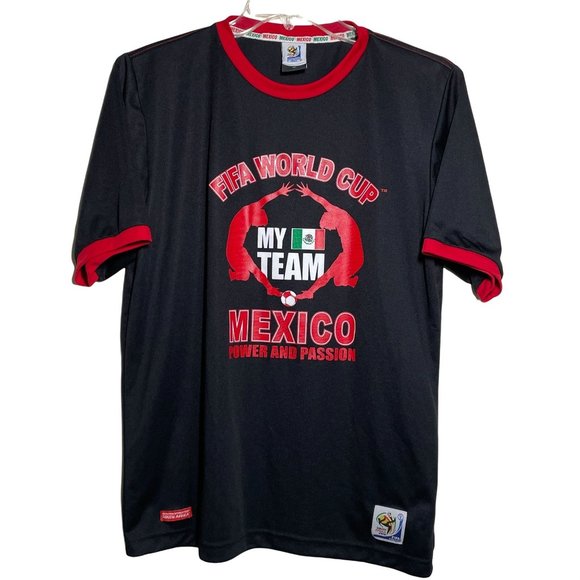 Fifa Other - 2010 Official Fifa South Africa World Cup Team Mexico Soccer Jersey Patch Mens